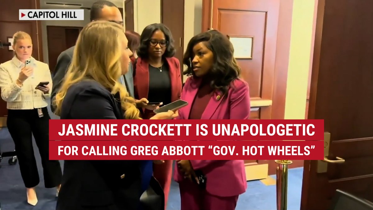 Democratic Texas Rep. Jasmine Crockett offers no apology for calling Gov. Greg Abbott "Governor Hot Wheels." | Hillary Vaughn