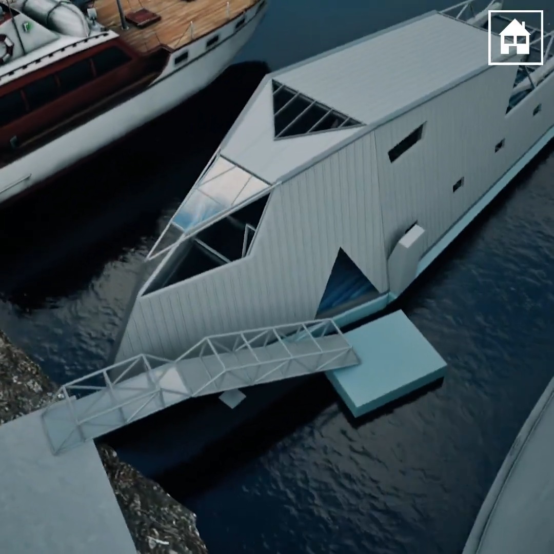 Check out this mind boggling, ambitious and innovative design... all on an ever shifting tidal river bed 👀 #GrandDesigns | Kevin McCloud