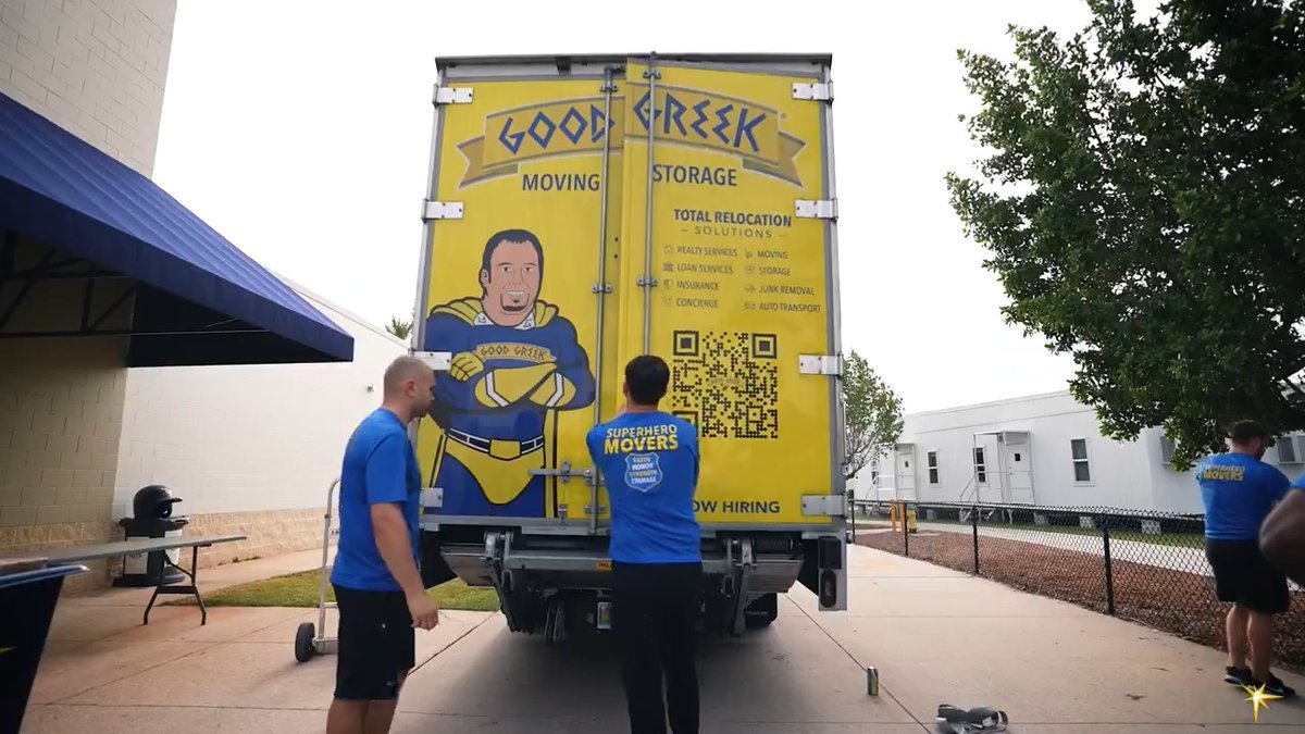 Made big moves thanks to our friends at Good Greek Moving & Storage!