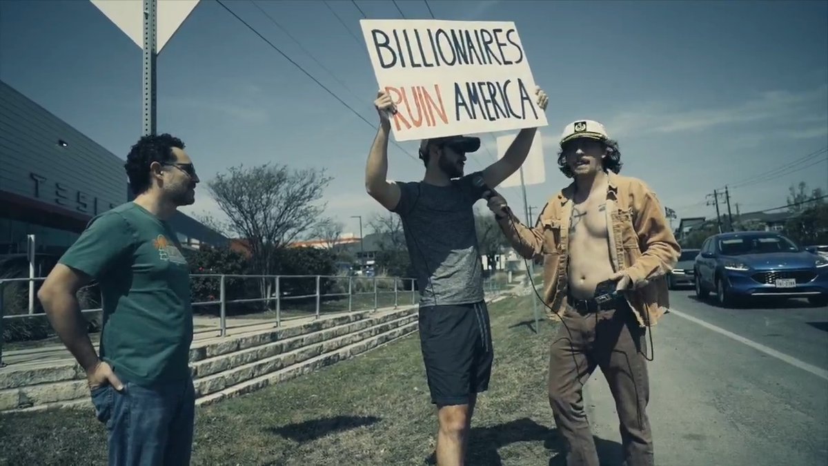 All New Street Gonzo Episode 15 - Is Elon Musk A Nazi? now LIVE! Happy to report Elon Musk that the protesters in Austin, Texas on Saturday were paid to be there from 10am-12pm and they all left at exactly noon. All of them had the exact talking points.🤦♂️