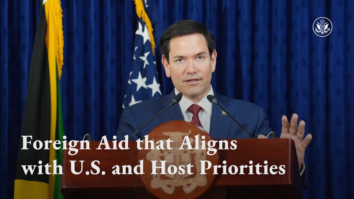 The United States will provide foreign aid in a way that is strategically aligned with our foreign policy priorities and the priorities of our host countries. — Secretary Marco Rubio
