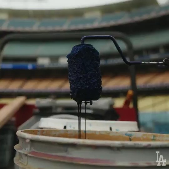 Dodger Stadium is ready. #OpeningDayLA
