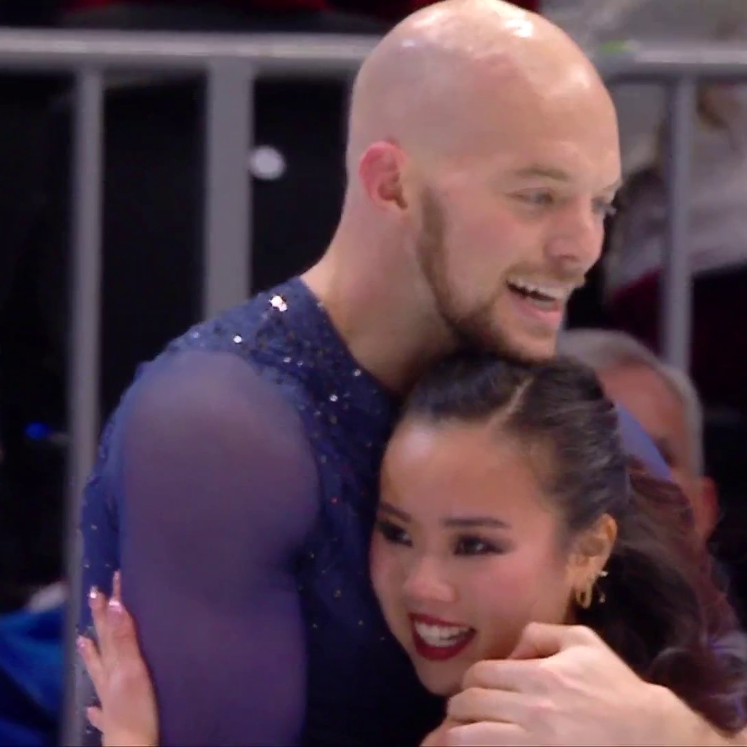 Ellie Kam & Danny O’Shea put on a show in pairs short program at #WorldFigure. 🙌 📺 Peacock