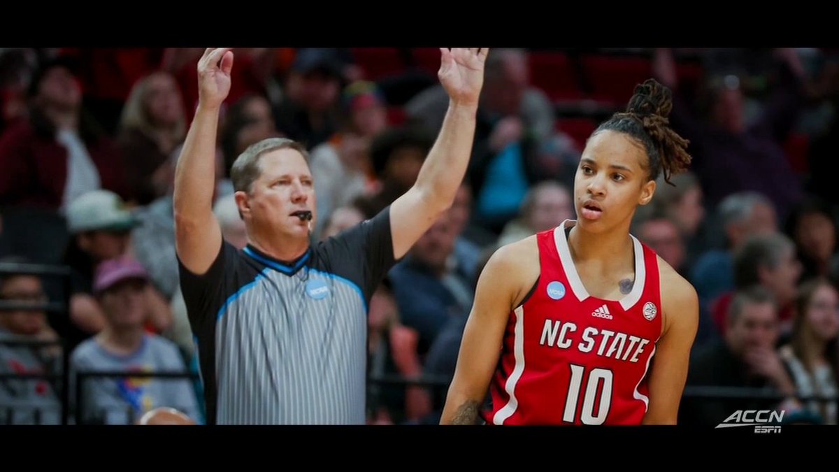 Aziaha James was unstoppable against Texas 😤 The moment NC State WBB 🐺🏀 made it to the Final Four 🐺