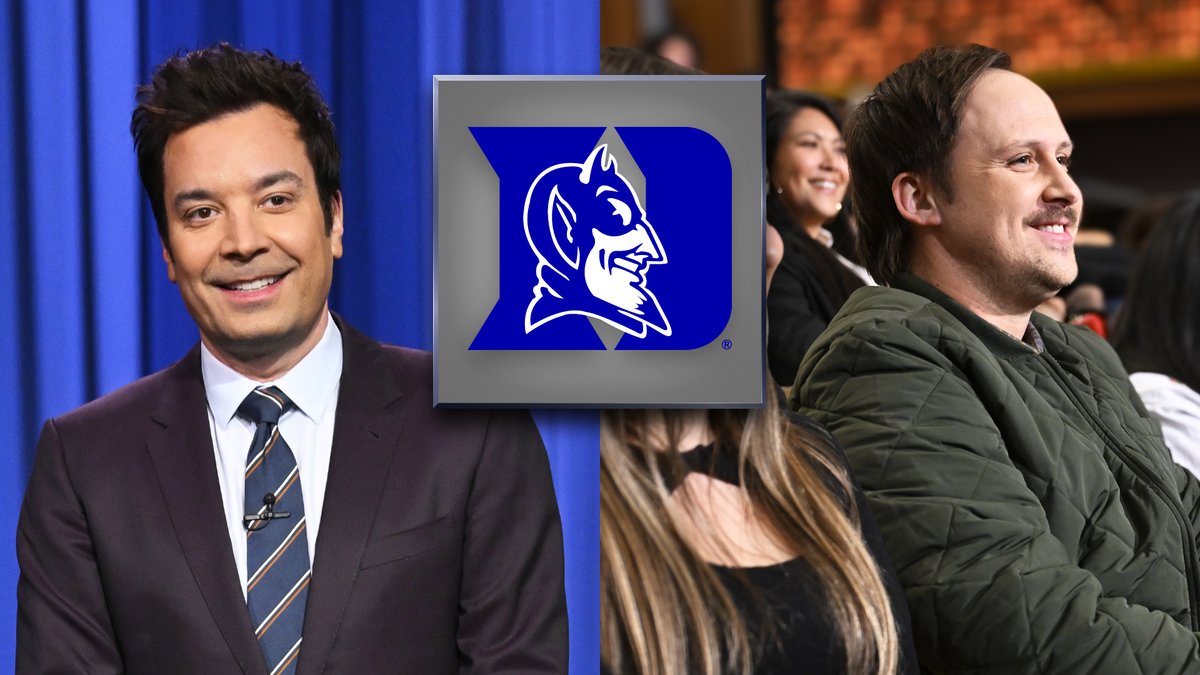 A studio audience member (brooks allison) helps Jimmy break down this year's NCAA March Madness Sweet 16 mascots with a rap 🏀 #FallonTonight #MarchMadness