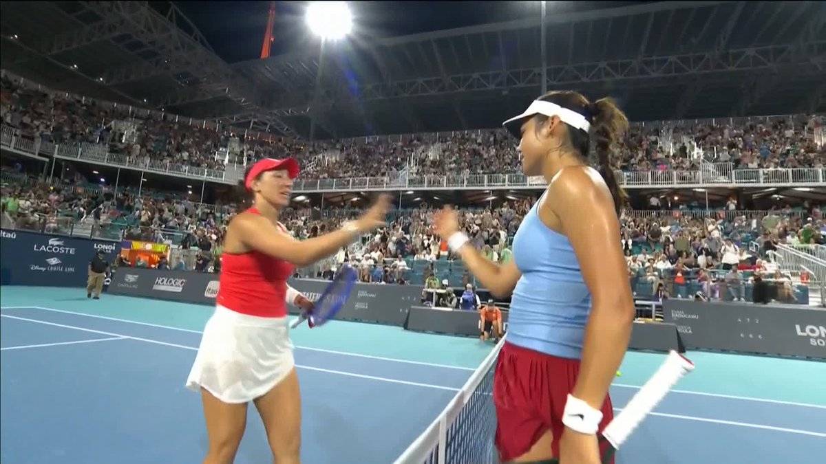 Emma Raducanu's run is over in Miami, but it took a big performance from Jessica Pegula to end it 👏