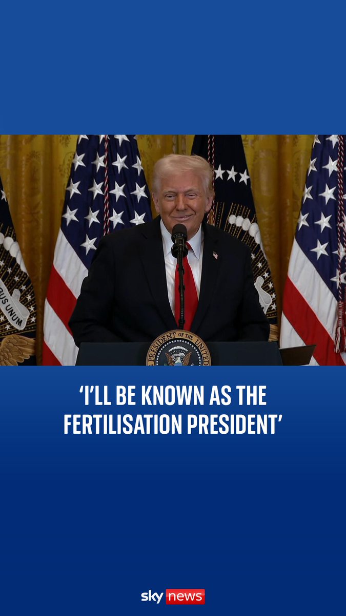 Trump calls himself the ‘fertilization president’ at Women’s History Month event.