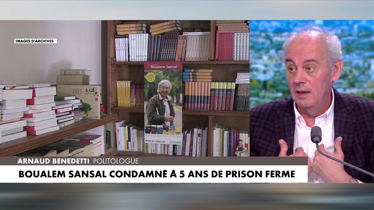 «Cette condamnation peut être préalable à une grâce du président Abdelmadjid Tebboune», veut croire Arnaud Benedetti, dans #MidiNews