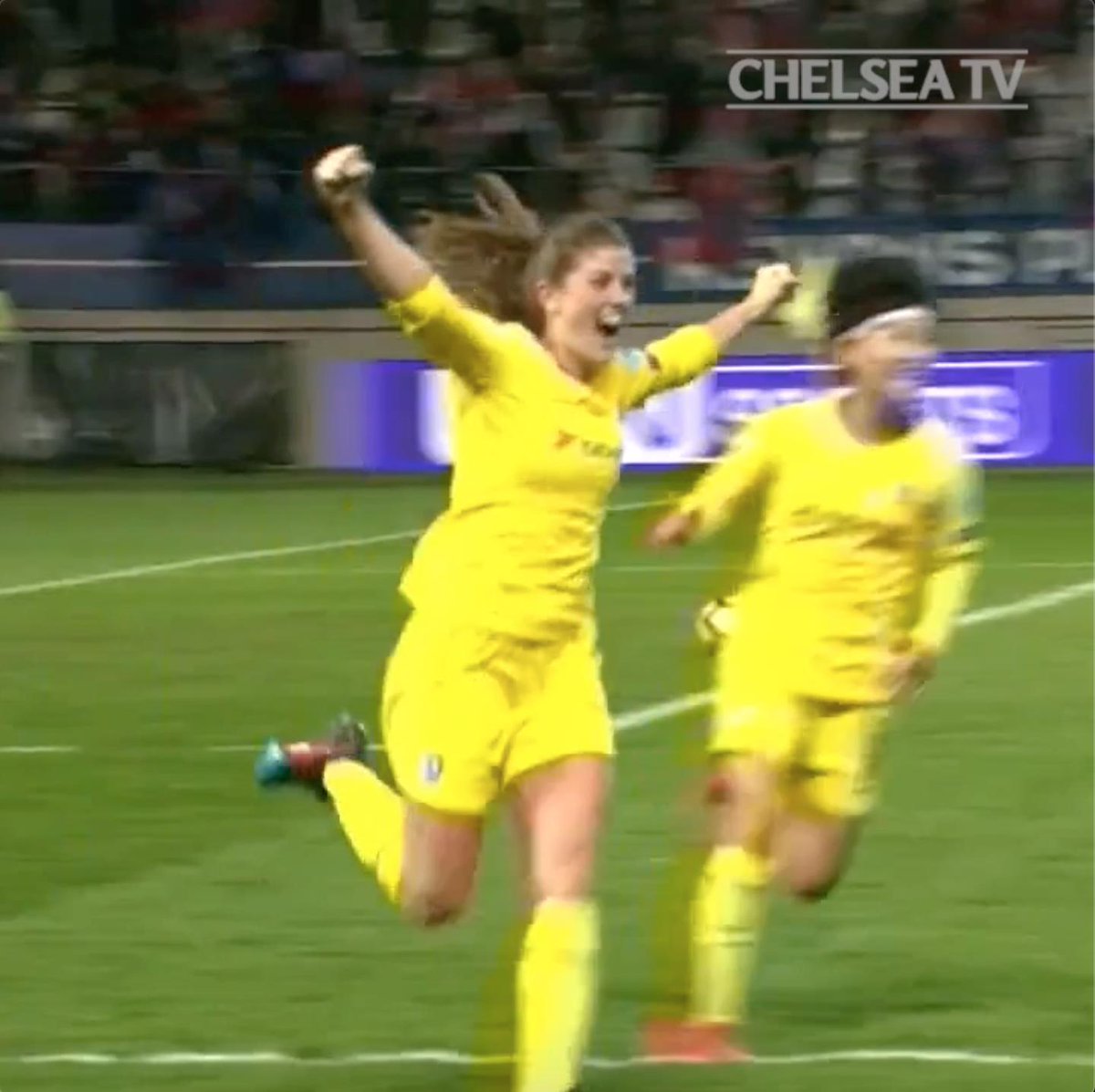 Six years ago today, Maren Mjelde scored this last minute goal against PSG to send us through to the Semi-Final. 🔥