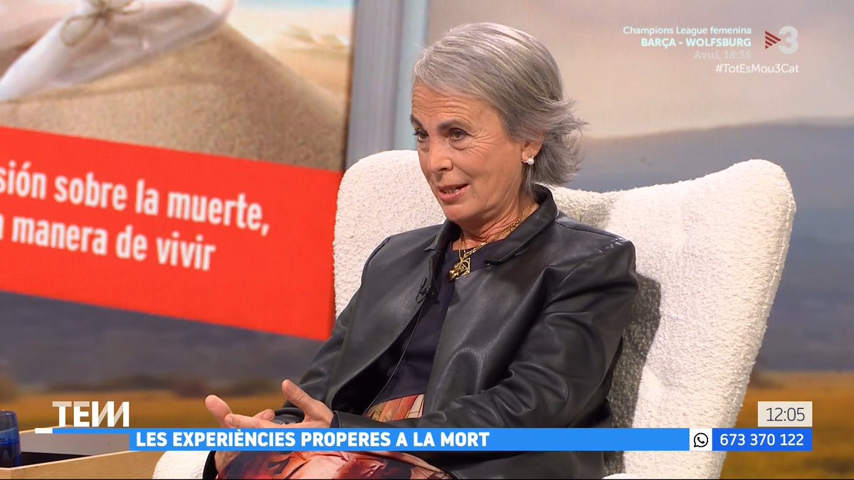 🔴 Experiències properes a la mort "Quan el van fer tornar del coma es va enfadar i cridava 'He vist Déu!'", Luján Comas, especialista en anestesiologia i reanimació i codirectora d'un estudi científic sobre les experiències properes a la mort #TotEsMou3Cat
