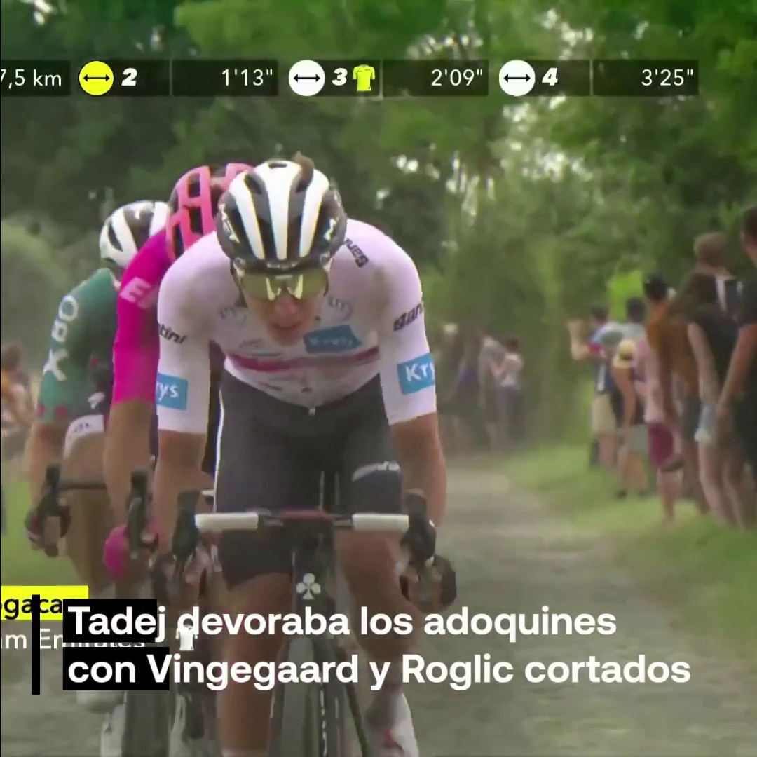 📅 6 de julio de 2022: El día que Pogacar supo que podía ganar la París-Roubaix 🔥 Así fue su exhibición sobre el pavé de Arenberg en la quinta etapa del Tour de Francia. 🔜 La #ParisRoubaix se podrá ver el domingo 13 de abril en Eurosport.es y @StreamMaxEs.