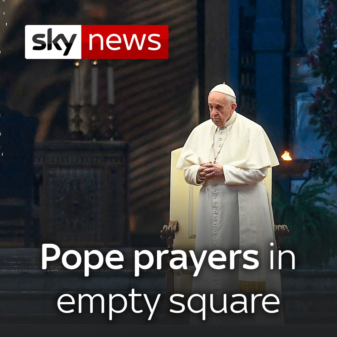 Five years ago today: the extraordinary scene of Pope Francis in a deserted St Peter's Square, praying for an end to the covid pandemic.