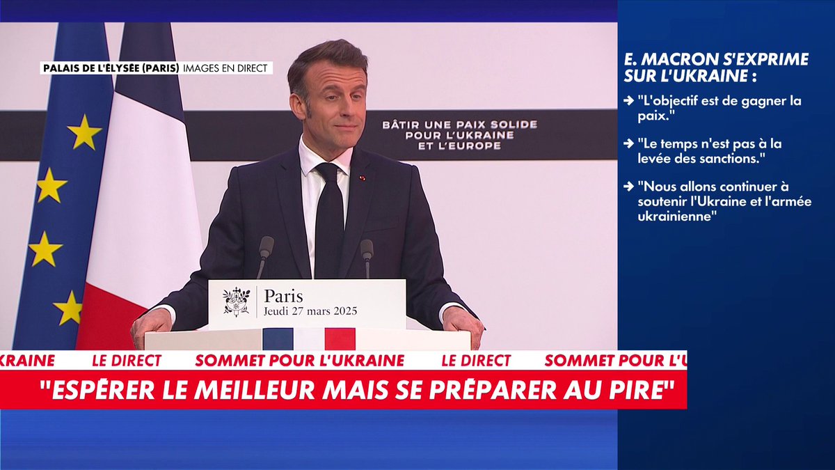 Emmanuel Macron : «Mon souhait est que les Américains soient engagés à nos côtés»