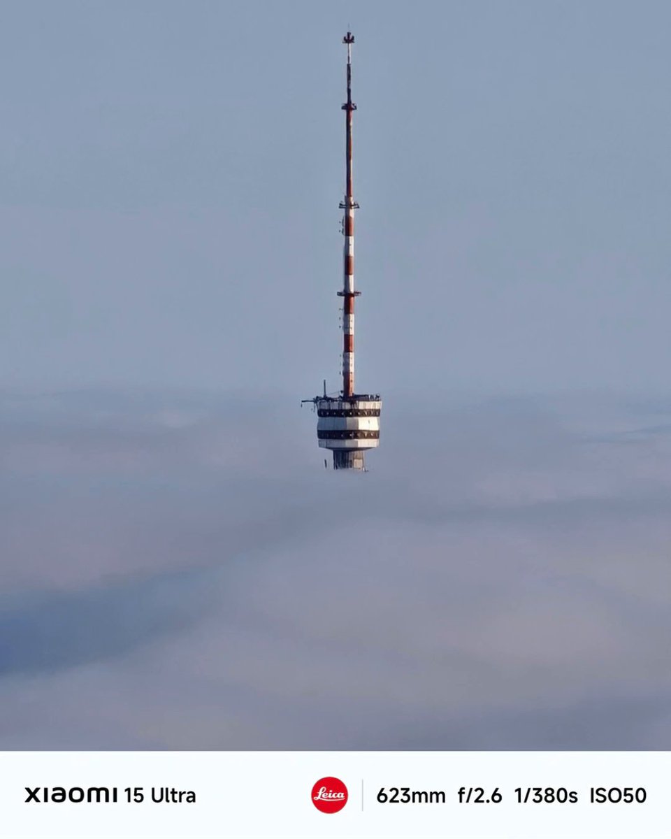 Beyond the mist, #Xiaomi15Ultra caught the details. ☁️🗼 From distant towers to the finest textures, its ultra-telephoto lens brings the unseen into focus. #SpottedFromAfar 📸Dima (IG: dots_foto)