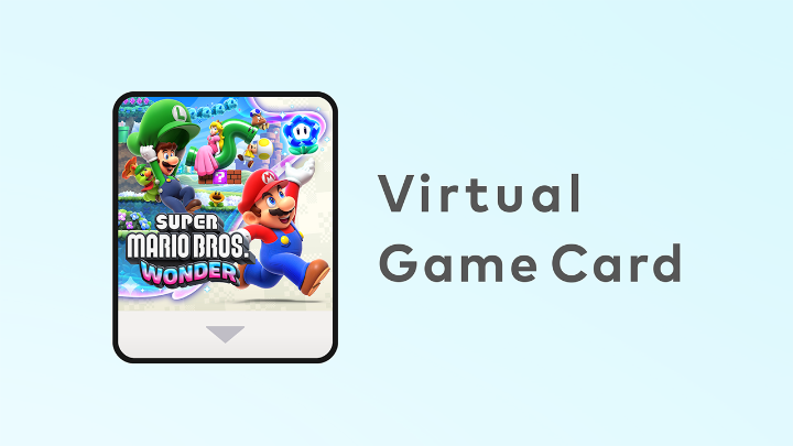 The new Virtual Game Card feature lets you easily manage your digital #NintendoSwitch games, including lending to your Nintendo Account Family Group members! This new system update will be released in late April. #NintendoDirect