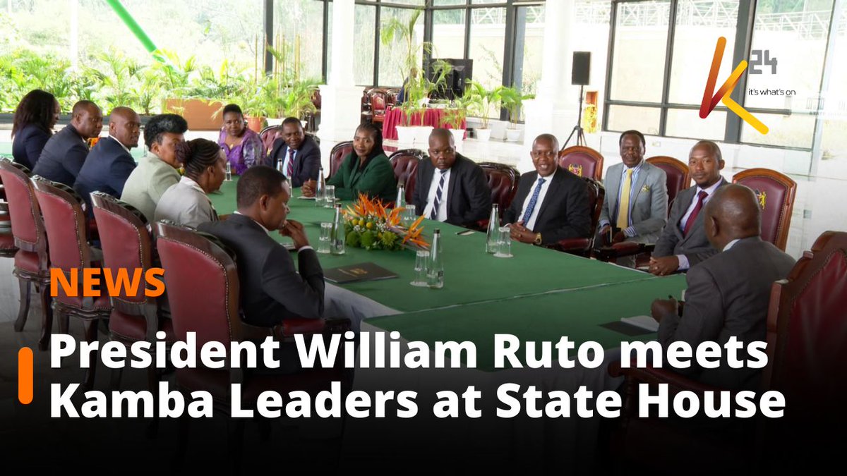 President William Ruto meets Kamba Leaders at State House, Nairobi