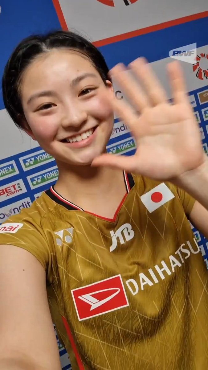 What do you think of 🇯🇵 Tomoka Miyazaki's answers? 🤗 #badminton