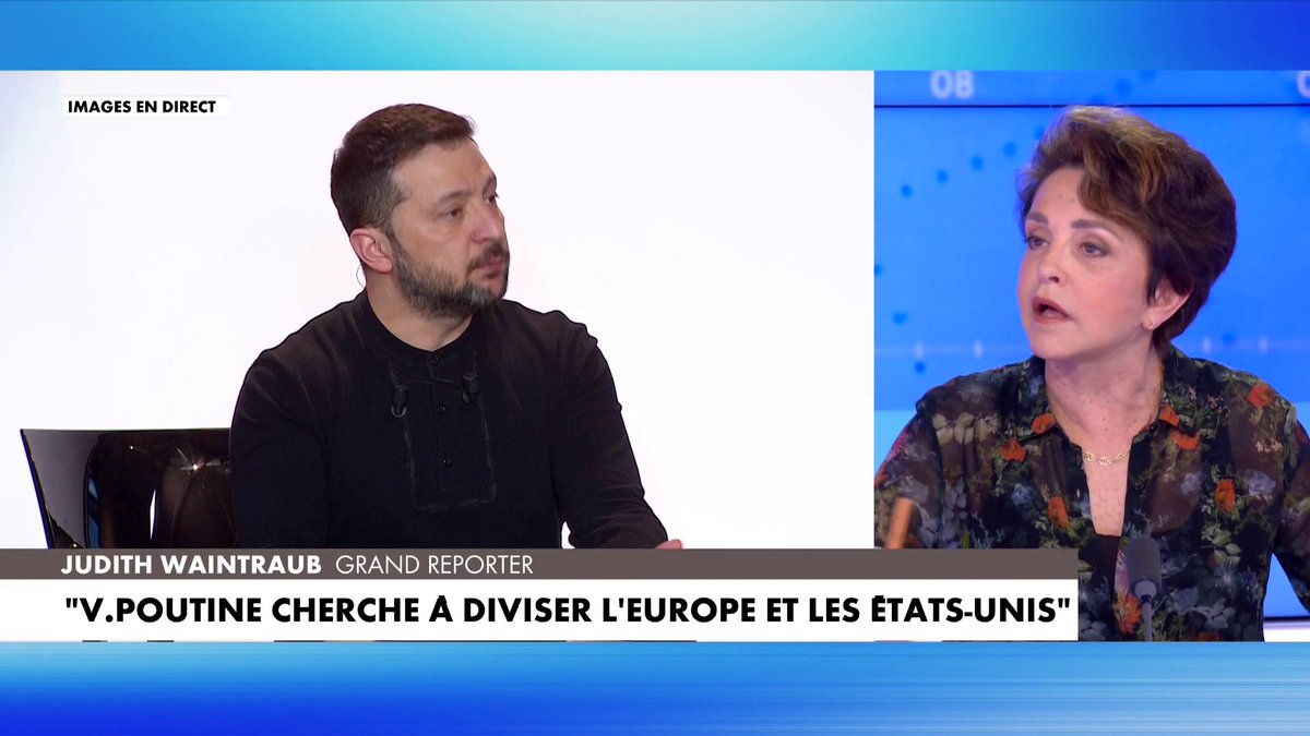 Judith Waintraub : «Quand vous annoncez quelque chose, vous ne commencez pas par dire ce qu'elle ne sera pas. [...] Au final, ça revient à mettre des boucliers humains européens sur la terre ukrainienne.» #LHeureInter