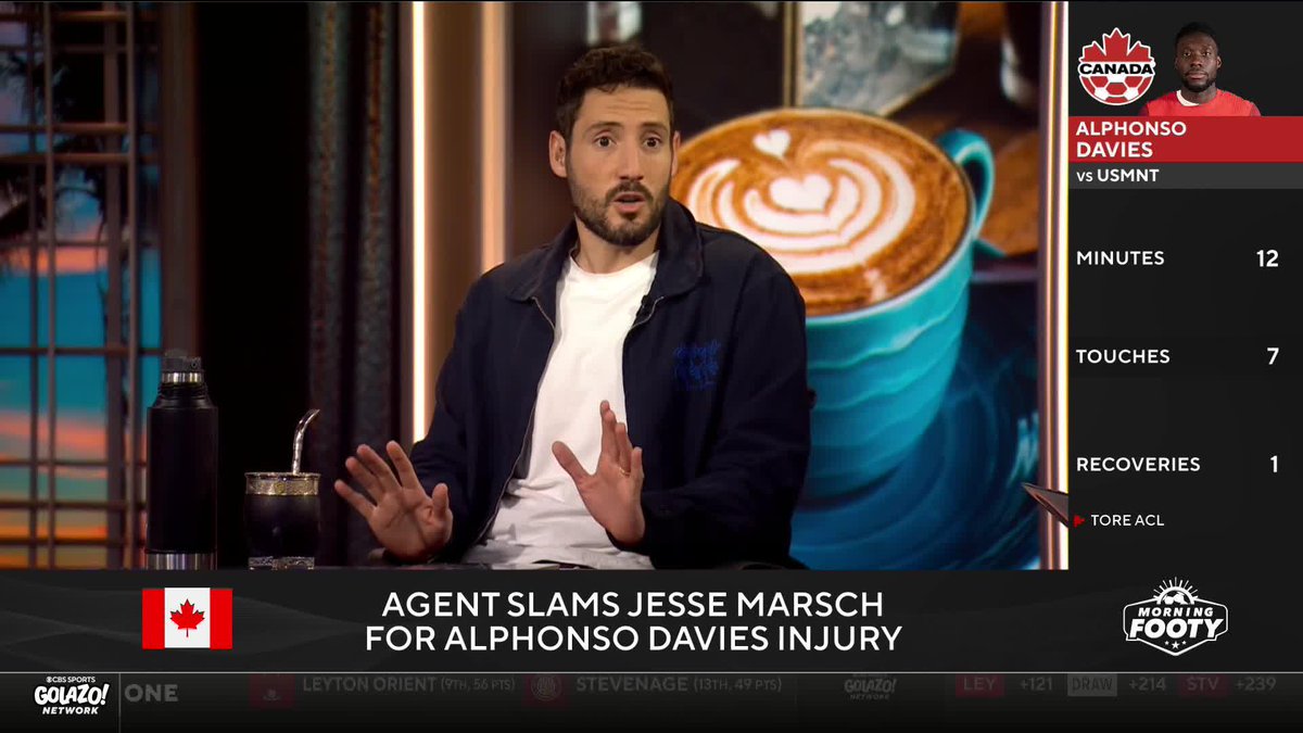 “It was a freak injury. It’s not on Jesse Marsch.” Michael Lahoud and Nico Cantor discuss Alphonso Davies’ agent’s criticism of Jesse Marsch for starting the captain in Canada’s Concacaf Nations League match against the USMNT.