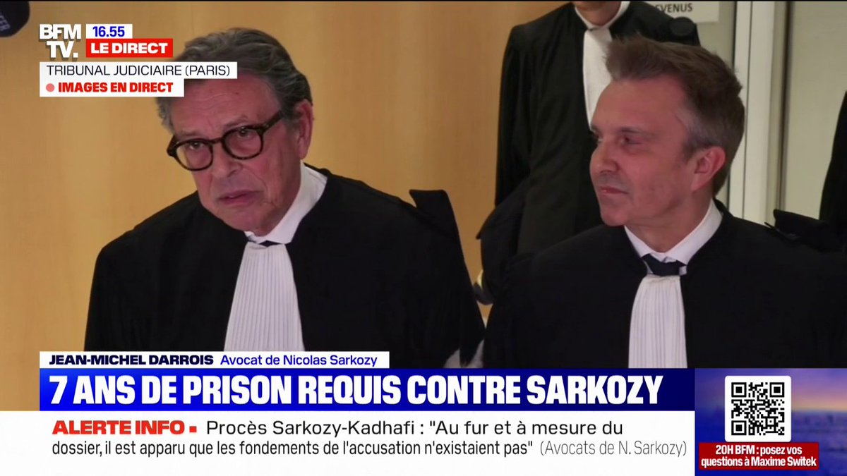 C’est parti pour un marathon de défense complotiste de Sarkozy par des gens qui prônent d’habitude la tolérance zéro pour les voleurs de bonbons, en boucle pendant des semaines sur les chaînes des milliardaires…