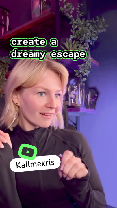 from dream to reality 🌴✨ with Veo 2 and #DreamScreen in YouTube Shorts, Kallmekris is taking vacay vibes to a whole new level. where are you heading next? ⛅️ #sponsored