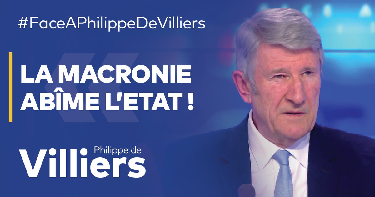 🎙️La Macronie abîme l'État. Un seul exemple : l'#OQTF, l'obligation de quitter le territoire français… L'État n’a plus de parole ! Moi, j’ai l’obligation de payer mes impôts. 🔗Emission complète : #FaceAPhilippeDeVilliers #FADV #CNews