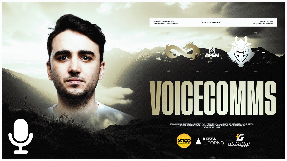 The long-awaited video is finally here! Voicecomms from our BLAST Open Lisbon match against G2 are now live on our YouTube channel! 🔥 #forEF | #yüzdeyüzgaming