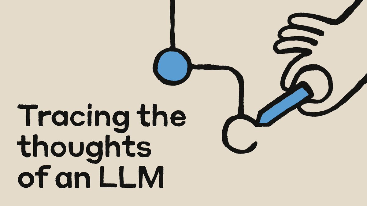 New Anthropic research: Tracing the thoughts of a large language model. We built a "microscope" to inspect what happens inside AI models and use it to understand Claude’s (often complex and surprising) internal mechanisms.