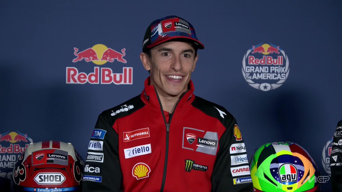 "Expectations are getting higher and higher" - Marc Márquez 🎙️ Feet on the ground and wary of his mistake in 2019 👀 #AmericasGP 🇺🇸