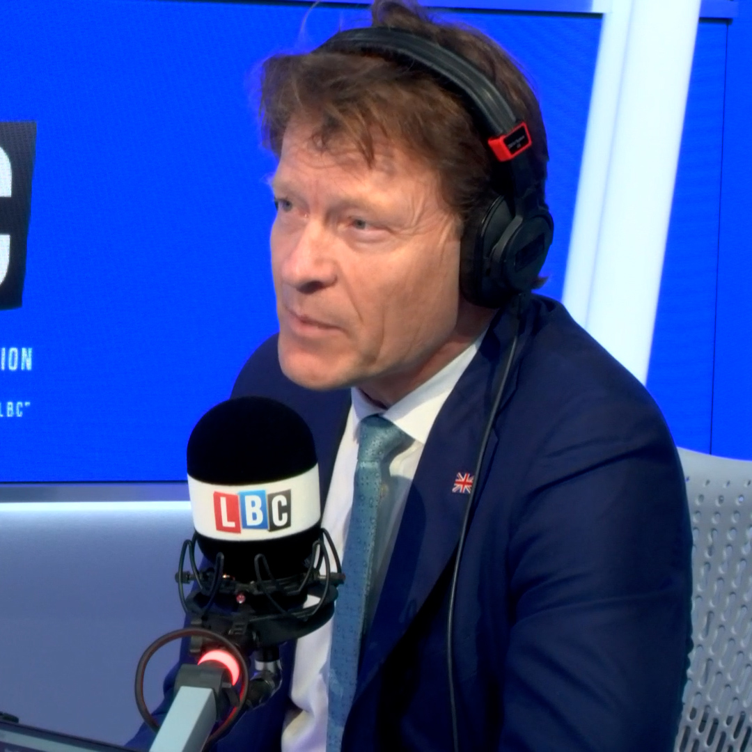 ‘How dare you compare my condition to back pain… I am literally shaking in anger.’ Reform’s Richard Tice gets into a debate with caller Alex after saying mental health is an excuse to avoid work, ‘like modern-day back pain.’