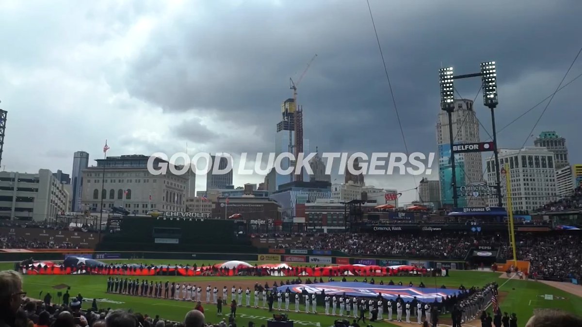🐙 🤝 🐯 Good luck this season, Detroit Tigers!