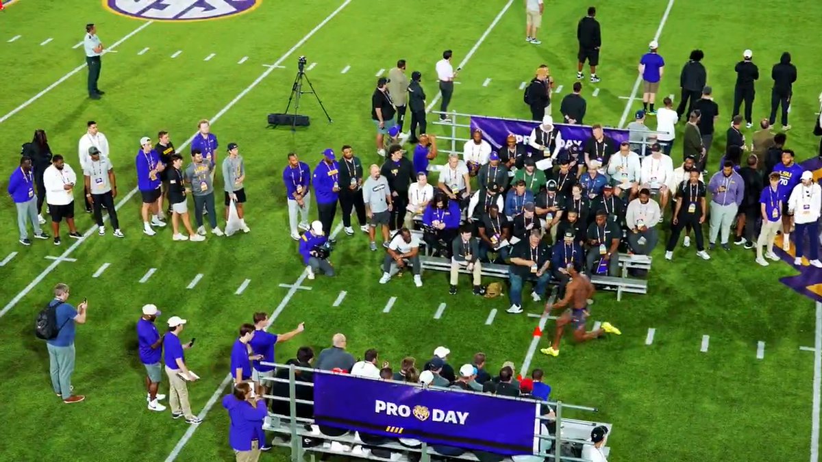 The Saints Road to the Draft goes through Baton Rouge for the LSU Football Pro Day 🐯 Erin Summers has everything you need to know 🗞️ #Saints | Cox