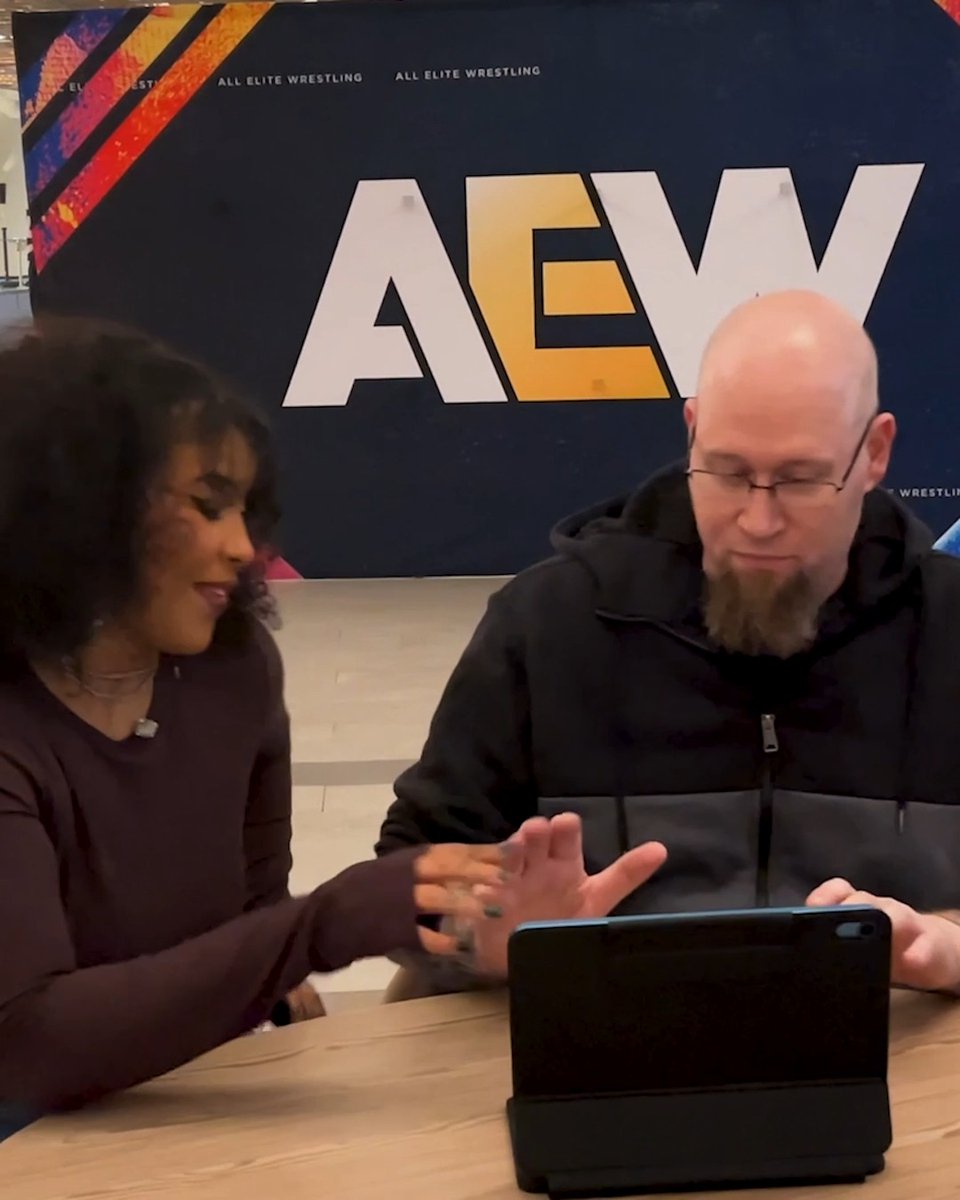 Behind the scenes with Willow Nightingale! We made sure her All Elite Wrestling figure from Unrivaled Series 17 was something she’d love—check out her first reactions to the final design! 💜💪 #AEW #AEWbyJazwares #Jazwares