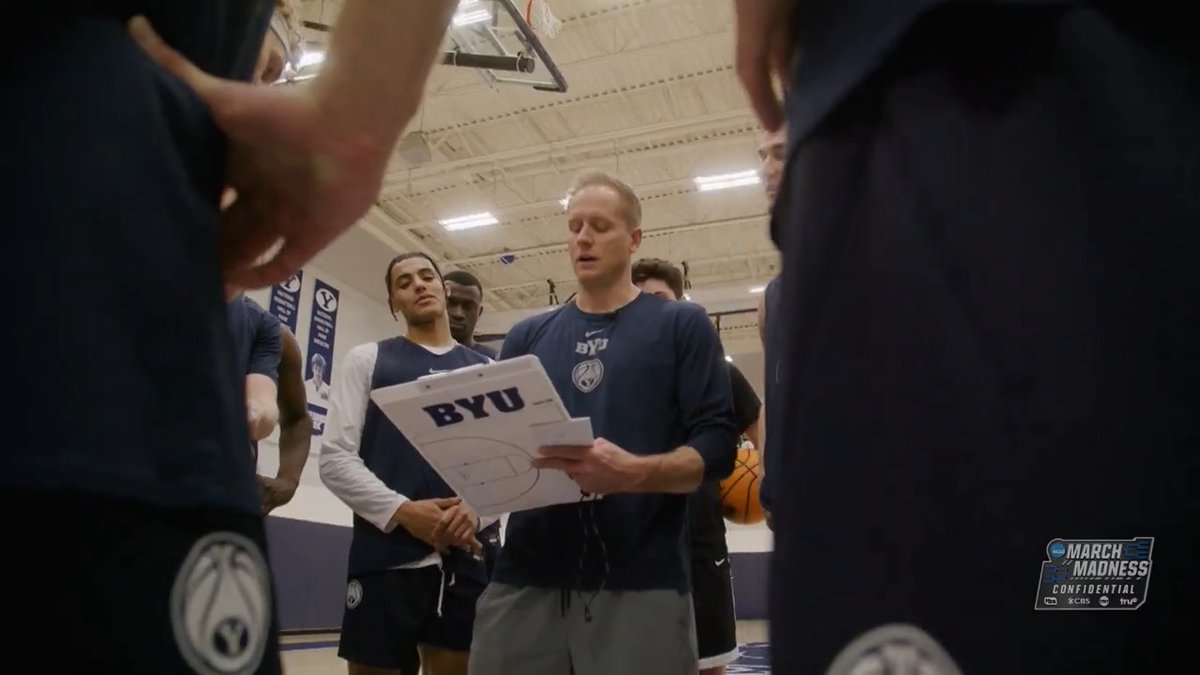 BYU's (BYU Men's Basketball) Sweet 16 run has been inspired by two words. Find solutions.