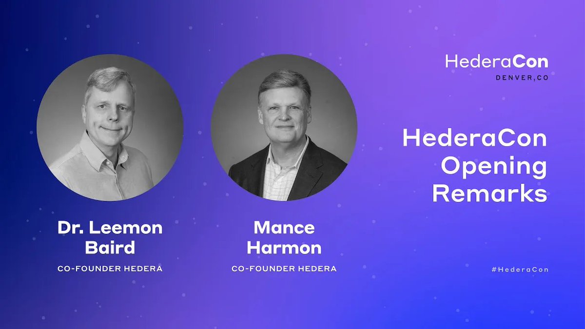 Trust has always been at the core of Hedera. One way we are delivering this is through @DeRecalliance which ensures secure recovery of keys, wallets, identities, and passwords without compromising decentralization - Leemon Baird 📺 HederaCon session: