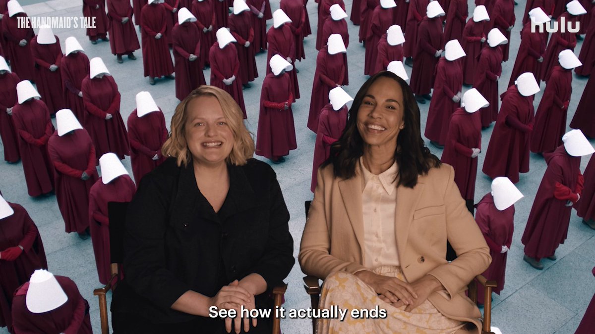 The cast of #TheHandmaidsTale reads your most unhinged Season 6 predictions!