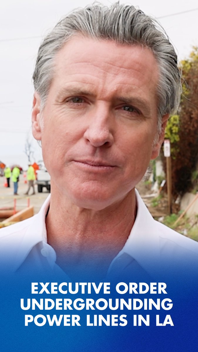 I'm signing an executive order to expedite the rebuilding of critical utilities and communications infrastructure impacted by the January Los Angeles fires. We are determined to rebuild Altadena, Malibu, and Pacific Palisades stronger and more resilient than before.