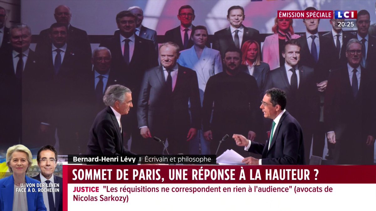 🗣️ "Vladimir Poutine nous a déclaré la guerre" estime Bernard-Henri Lévy ▶️ Darius Rochebin