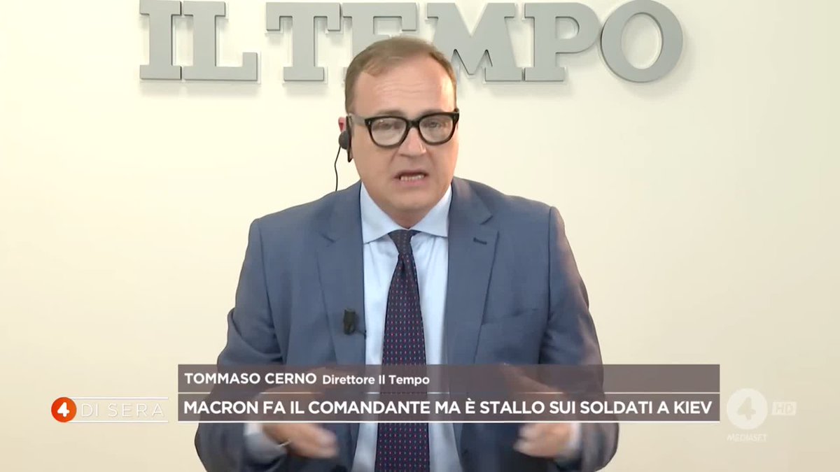 Tommaso Cerno: "L'Europa ha deciso di avere due nemici: Putin e Trump" Cosa ne pensate? #4disera in diretta su #Rete4 e in streaming su Mediaset Infinity