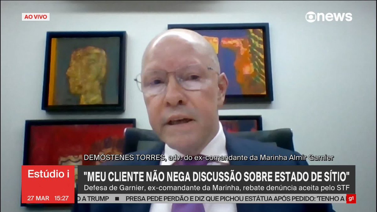 BOMBA!!! Advogado do Almirante Garnier DELATA BOLSONARO na Globo e diz que seu cliente foi convocado por Bolsonaro a discutir golpe!! JÁ PODE PRENDER!! ALEXANDRE EU AUTORIZO!!!