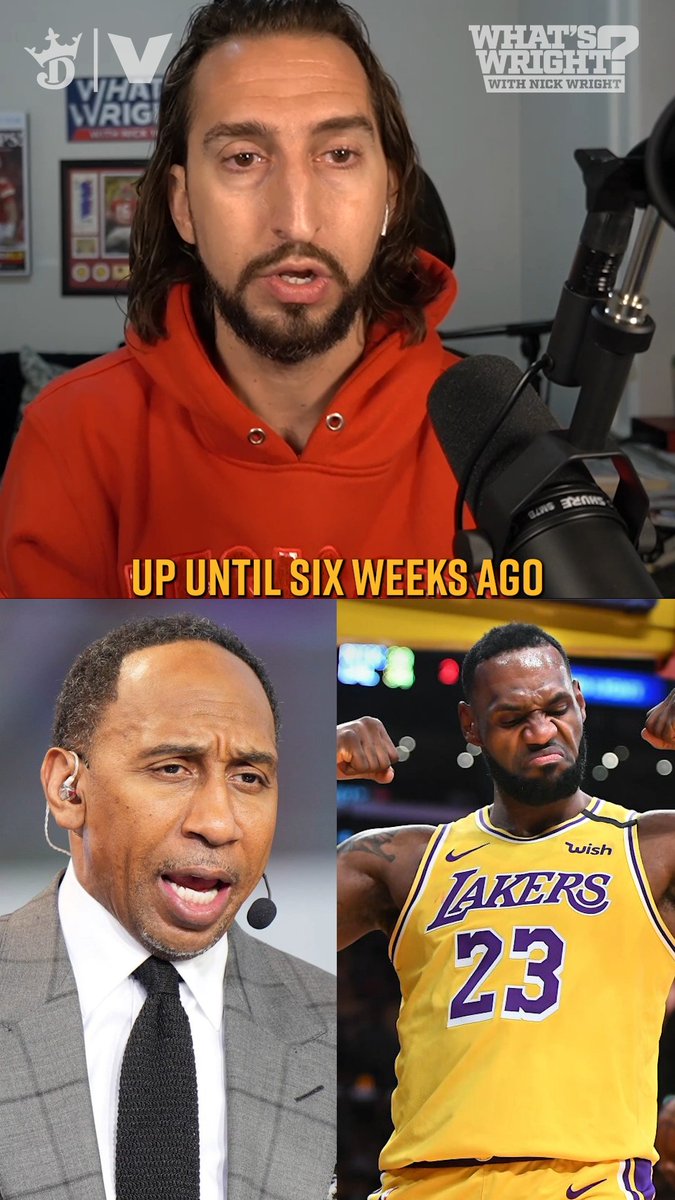 “LeBron wouldn’t talk to him, that was the problem… and Michael Jordan texts with him. That’s the whole thing” nick wright reacts to Stephen A. Smith saying he never liked LeBron, after years of saying that wasn’t the case
