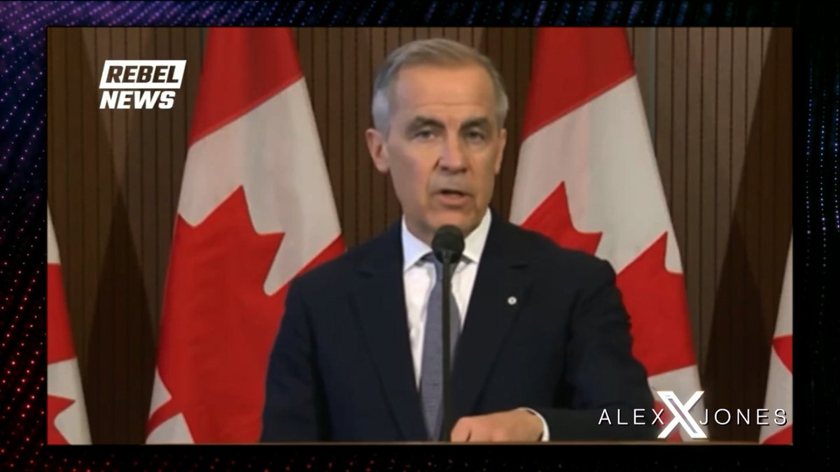 VIDEO: Canada's Ultra-Globalist PM Carney Delivers Message On Trump Tariffs From His NWO Masters: "Our Response To These Latest Tariffs Is To Fight With Retaliatory Trade Actions Of Our Own... We Won't Back Down, We Will Respond Forcefully & Nothing Is Off The Table" » WATCH/SHARE THE LIVE X STREAM HERE: