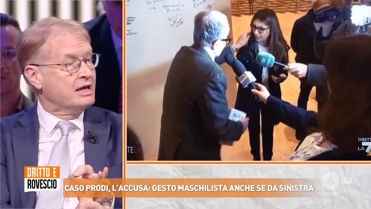 Lucio Malan: "Prodi ha negato la questione, dando della bugiarda alla giornalista" Cosa ne pensate? #DrittoeRovescio in diretta su #Rete4 e in streaming su Mediaset Infinity