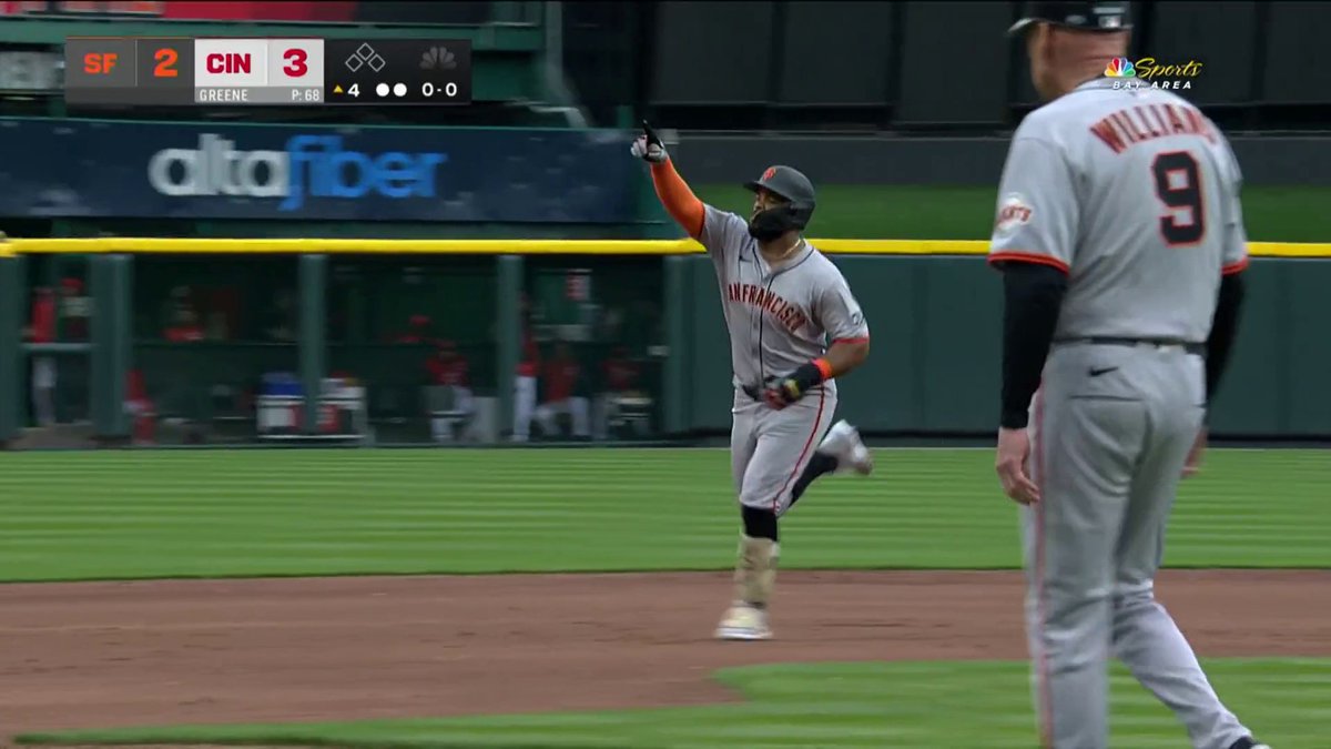 Heliot Ramos was one of the best hitters in baseball last year against left-handers. If he can do this against tough right-handers ...