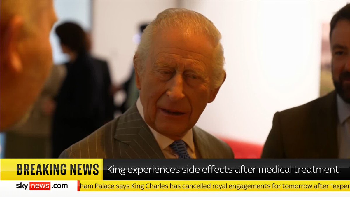 'People want to get back to what they do, and the King is no different.' Alastair Bruce reflects on the news from Buckingham Palace that King Charles has cancelled engagements after "experiencing temporary side effects" from his cancer treatment.