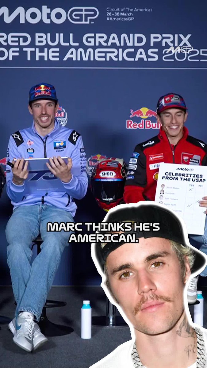 Are these celebrities from the USA? 🇺🇸 Take the quiz along with our riders 😂👇 #AmericasGP 🇺🇸