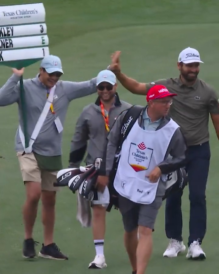 201 yards and IN! 🙌 Antoine Rozner hoops it for a 2 Texas Children’s Houston Open. 📺 Golf Channel