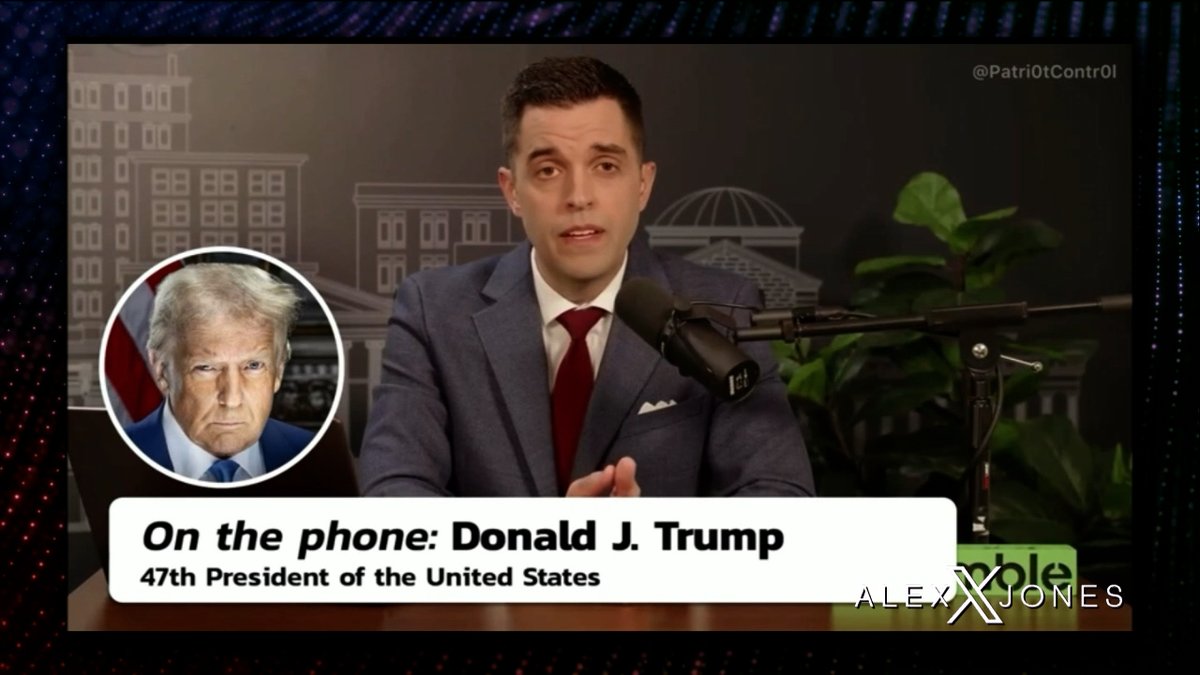 President Trump Drops A BOMB On 2020 Election! "It Was A Very Corrupt Election... I Won By A Lot. You're Going To Find That Out. The Documents Are There!" PLUS, Alex Jones Gives Insight Into How President Trump Sounds Completely Exhausted & Needs To Rest More » WATCH/SHARE THE LIVE X STREAM HERE: