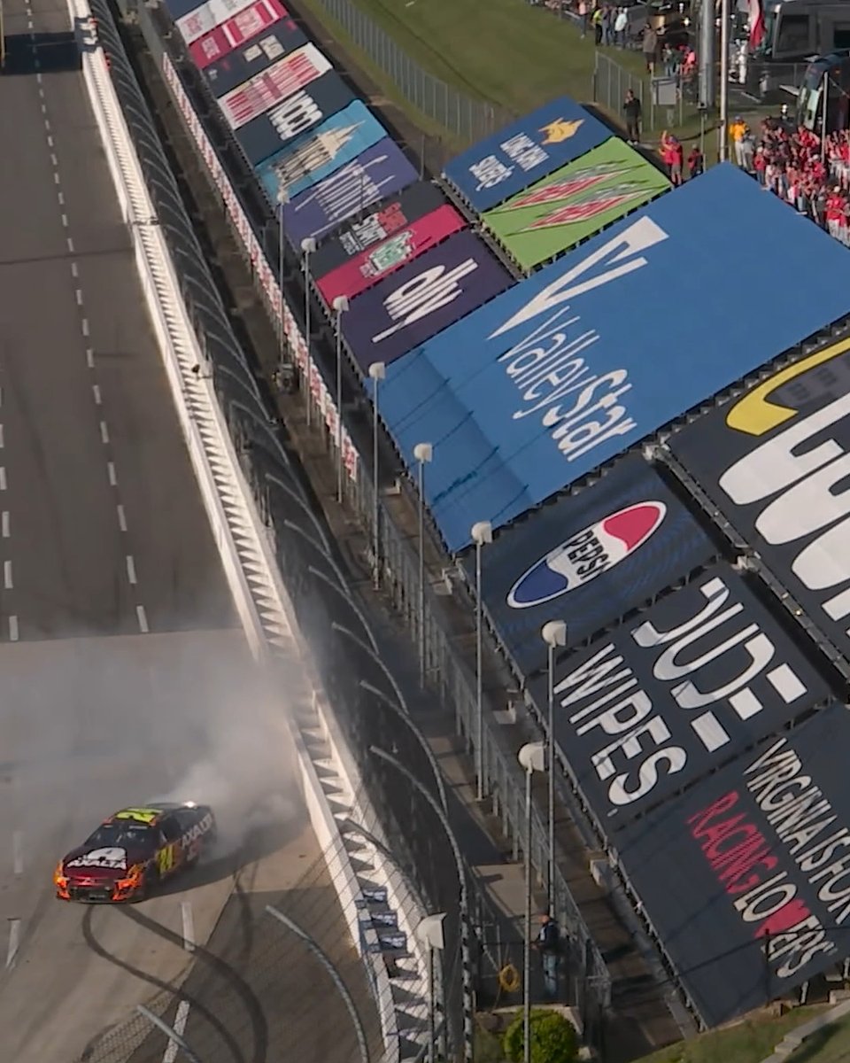 It was 1-2-3 in ruby red for Hendrick Motorsports at Martinsville Speedway last spring.