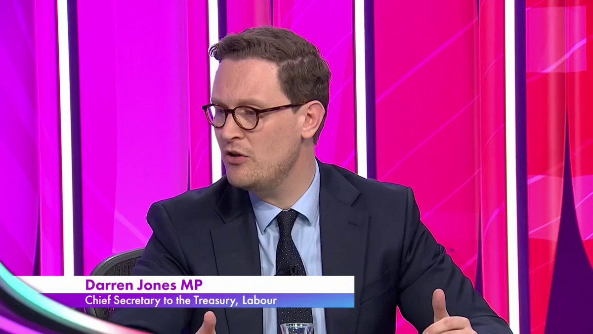 “The UK is able to provide leadership… at home, but also abroad, and to be able to form that bridge between the US and the EU” Darren Jones says there are “no easy answer” on tariffs, but Labour is “providing the right type of leadership” in negotiating with the US #bbcqt